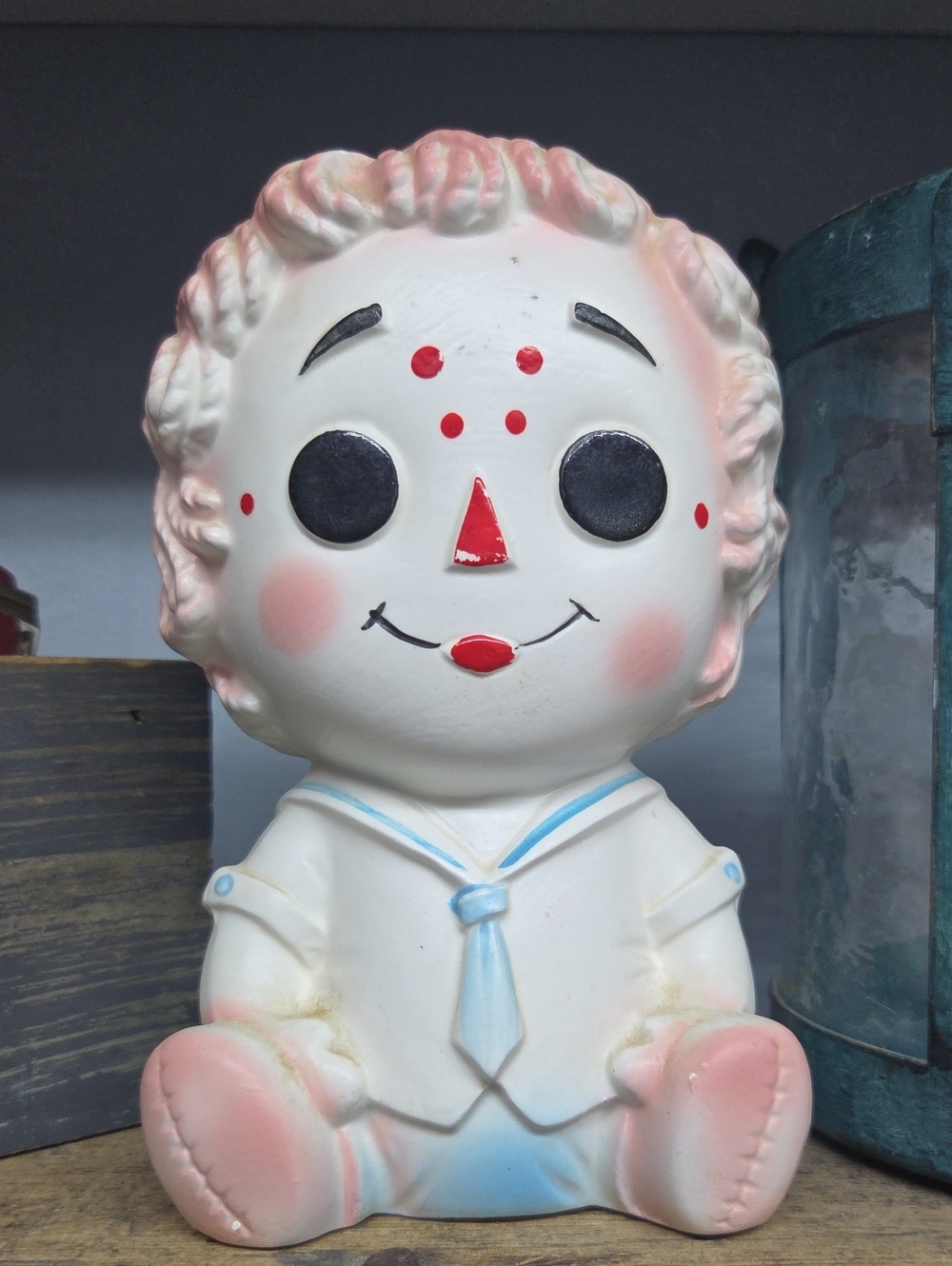 Vintage 1960's Inarco Japan Raggedy Andy Head Vase Planter E-4272